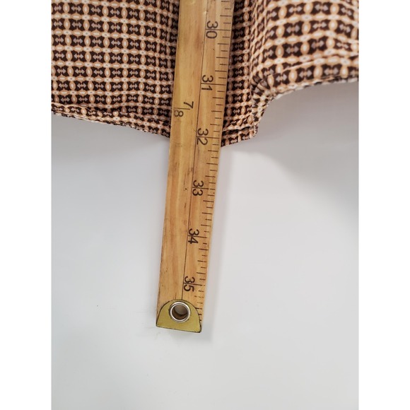 Cinch Shirt Mens Large Brown Geometric Button Down Long Sleeve Western Cotton - Picture 6 of 8